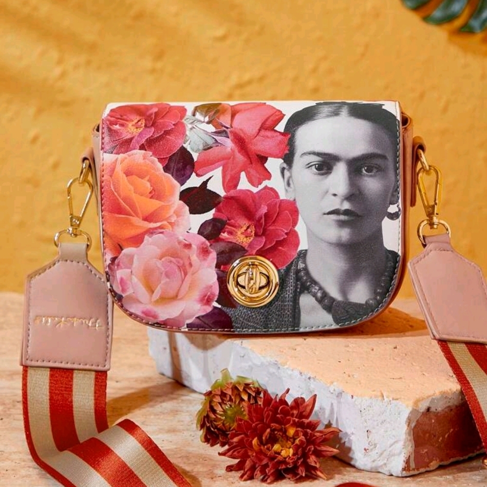 Freda Khalo Mini Bag with Gold Closure